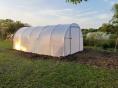 Serre de jardin Ø 32 - Forme tunnel - 3 x 6m (18m2)