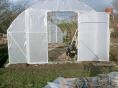 Serre de jardin Resist Plus Ø 40 - Forme bords droits - 5 x 10,50m (52,50m2)