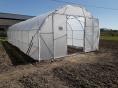 Serre de jardin Resist Plus Ø 40 - Forme bords droits - 5 x 13,50m (67,50m2)