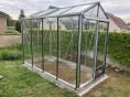 Serre de jardin en verre contemporaine - Petite taille - 1,60 x 3,09m (5m2)