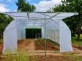Serre de jardin 5 x 10,50m (52,50m2) - Forme bords droits - Resist Plus