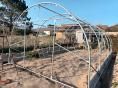 Serre de jardin 4 x7,50m (30m2) - Forme tunnel - Resist Plus