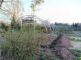 Serre de jardin 4 x 9m (36m2) - Forme tunnel - Resist Plus