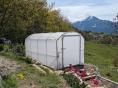Serre de jardin 2,30 x 4,80m (11m2)  - Forme bords droits -Résist