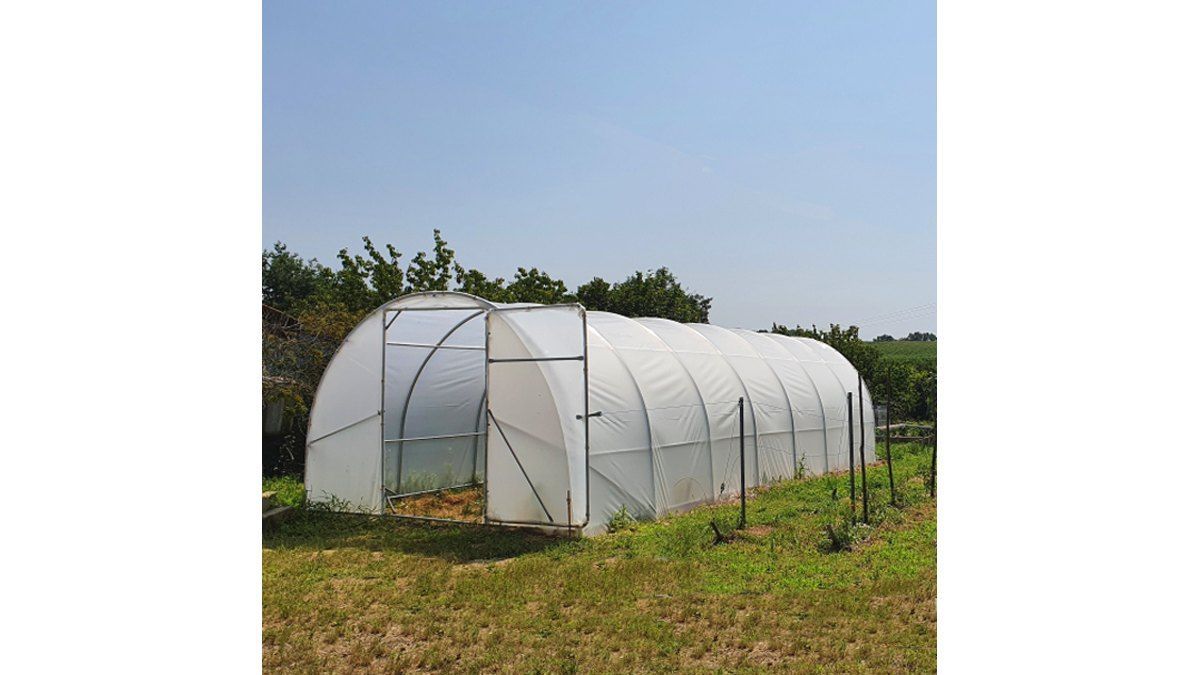 Serre tunnel maraîcher, 4 m², housse renforcée, serre de jardin