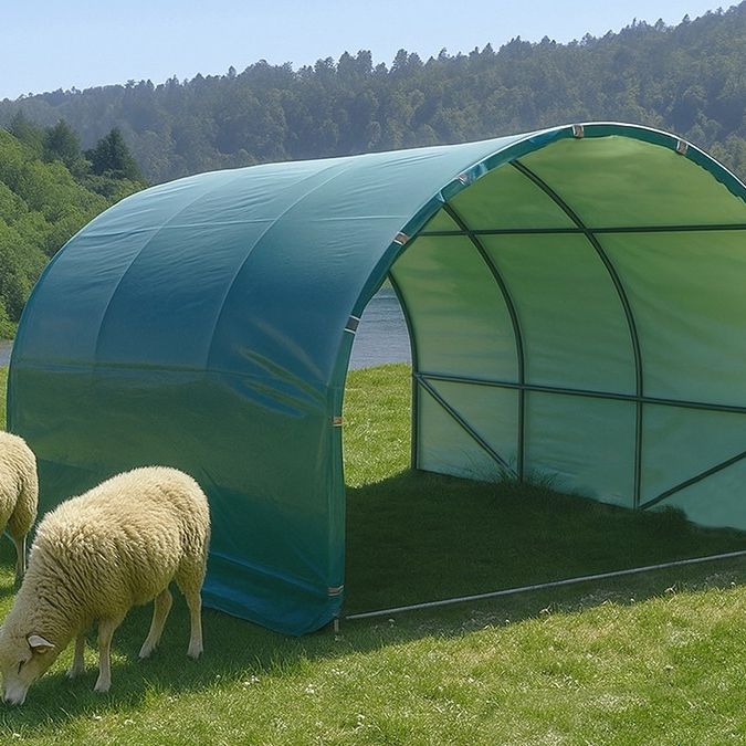 Abris chevaux Ø 32 - Forme tunnel - 3 x 3,60m (11m2)