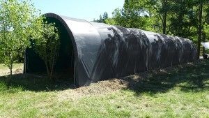Tunnel PVC ourlet