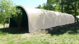 Serre tunnel PVC 