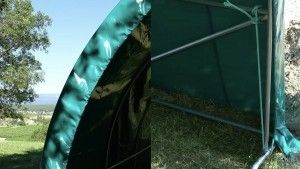 Bâche PVC 640 microns verte