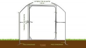 Plan de face serre