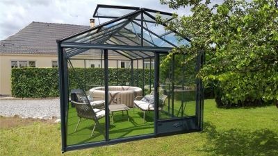 Serre en verre 