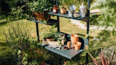 Etagere serre en verre
