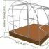 Plan tunnel agricole 3x3,60